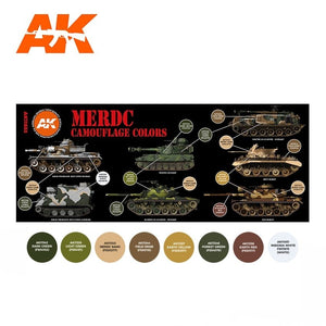 AK Interactive AK11653 3G MERDC COULEURS CAMOUFLAGE 8x17 ml  – image 2