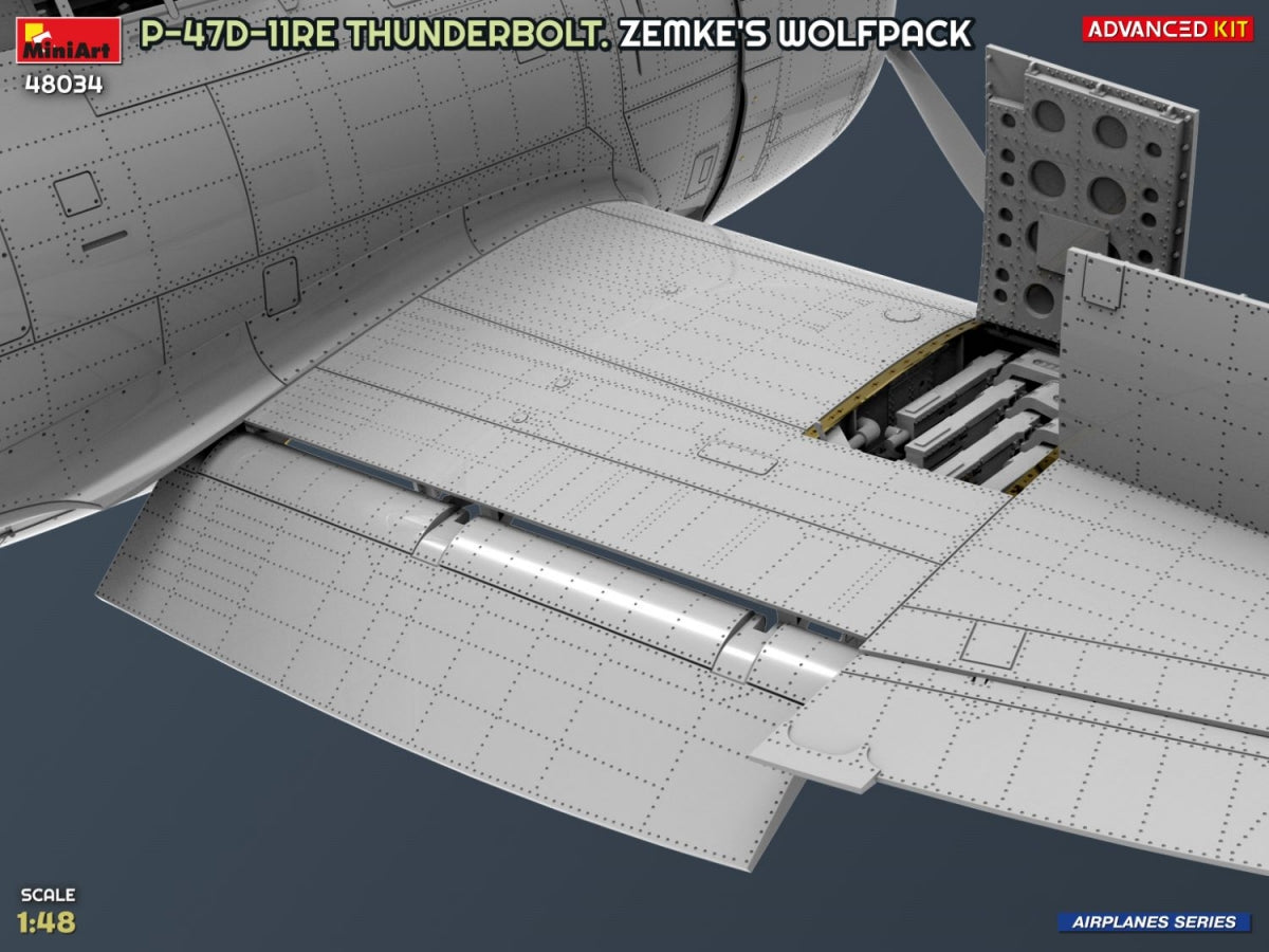 MiniArt 48034 P-47D-11RE Thunderbolt. Zemke&amp;#39;s Wolfpack. Advanced Kit 1/48 – imagen 8