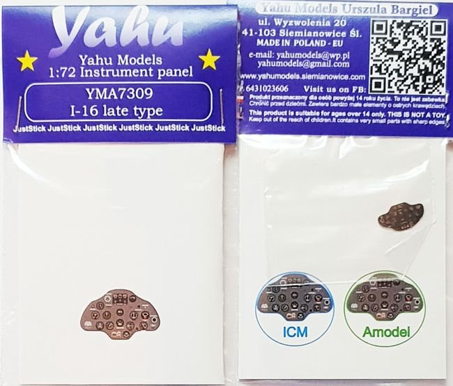 Yahu YMA7309 I-16 late ICM 1/72