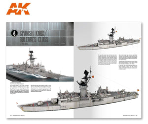 AK Interactive AK098 MODELLING FULL AHEAD 1 / KNOX &amp;amp; BALEARES CLASS EN – zdjęcie 6