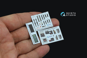 Quinta Studio QD48288 F-35A 3D-Printed &amp;amp; coloured Interior on decal paper (Tamiya) 1/48 – immagine 4