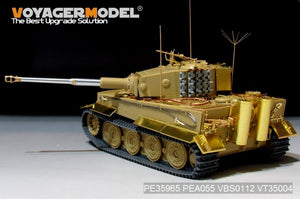 Maquette Voyager PE35965 Char Tiger I allemand de la Seconde Guerre mondiale, production tardive, pour RFM 5015, échelle 1/35  – image 3