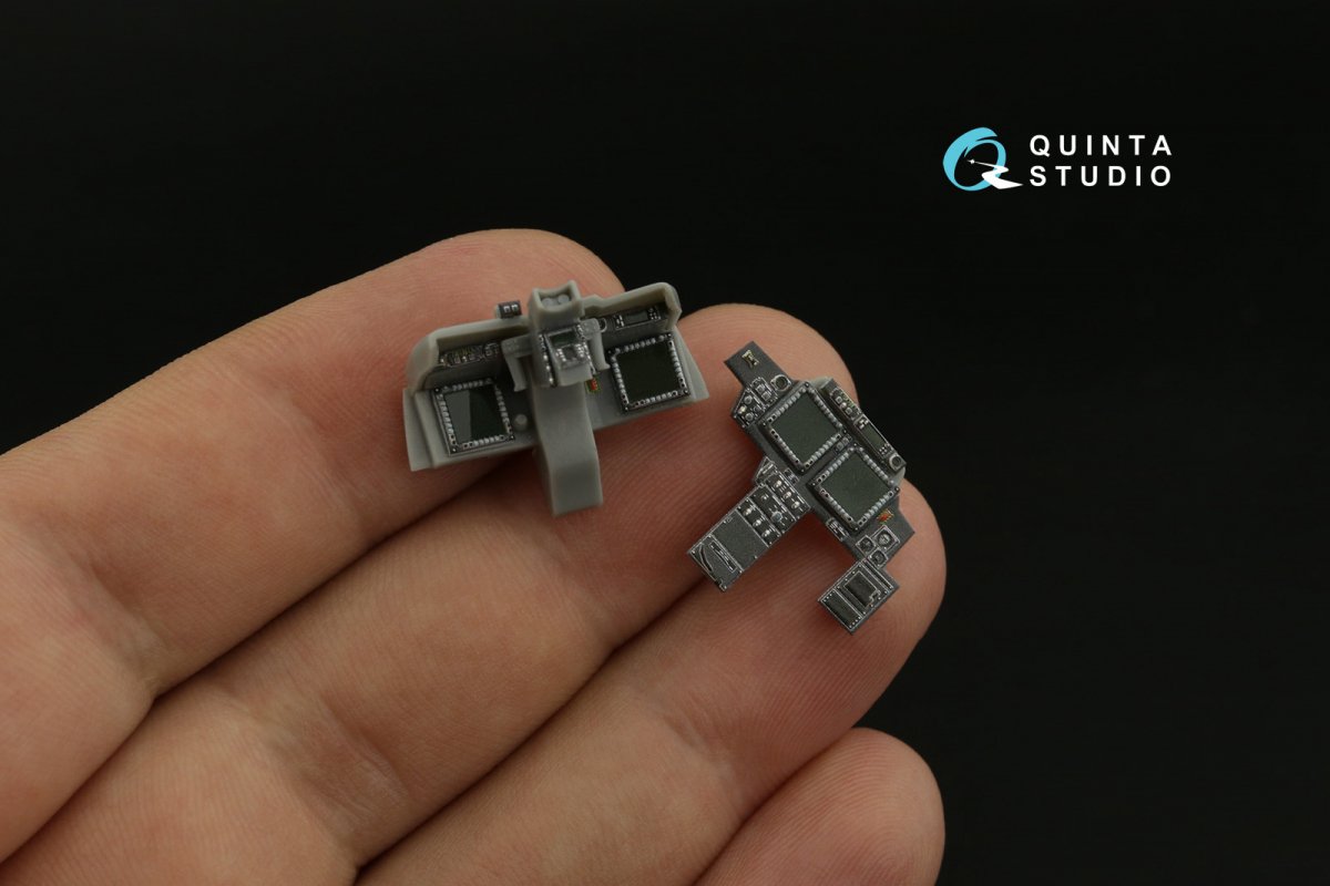 Quinta Studio QD48362 AH-64D 3D-Printed &amp;amp; coloured Interior on decal paper (Hasegawa) 1/48 – zdjęcie 8