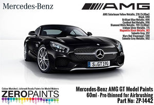 Zero Paints ZP-1442-MAGNETITE Mercedes-AMG GT Magnetite Black Metallic 60ml
