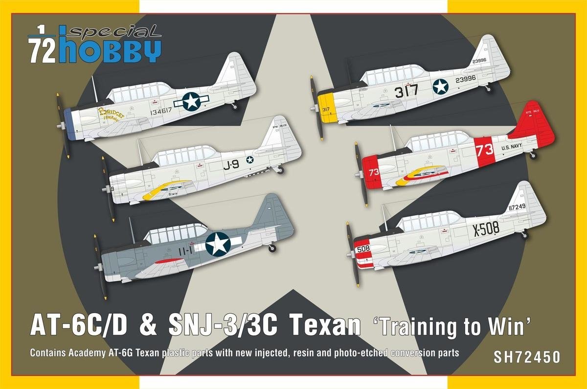 Special Hobby 72450 AT-6C/D &amp;amp; SNJ-3/3C Texan ‘Training to Win’ 1/72