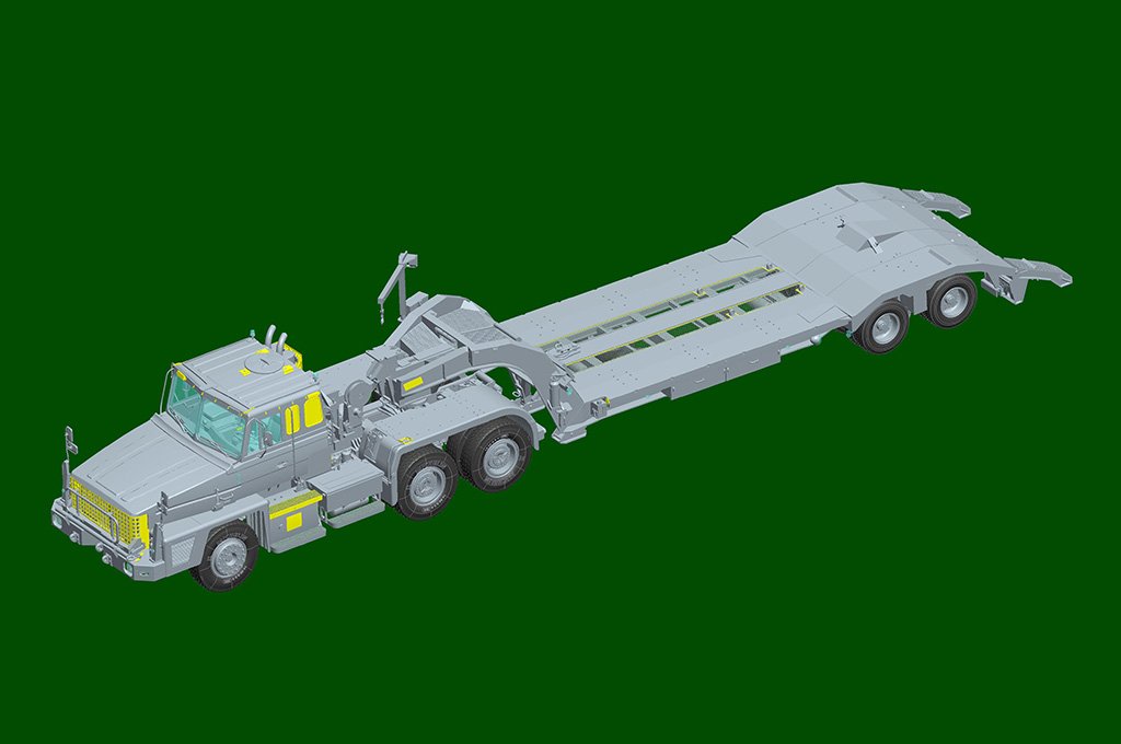 Hobby Boss 85527 Scammell Commander with 62 tonne Crane Fruehauf semi-trailer 1/35 – imagen 7