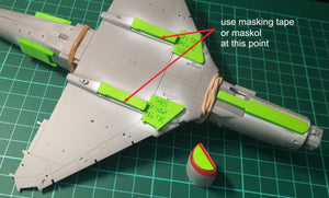 Omask 74895 A-4 Skyhawk wheelbay plugs (for Magic Factory) 1/48 – Bild 2