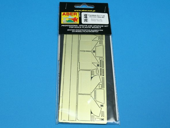Aber 35A045 Błotniki do T-34 (wersje od 42 do 45) 1/35 – immagine 3