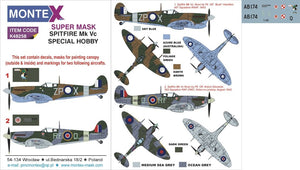 Montex K48258 SPITFIRE Mk Vc 1/48