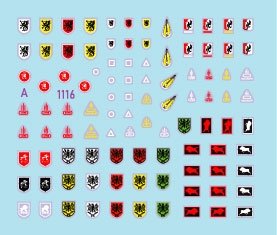 Star Decals 72-A1116 StuG-Abt #1 Generic insignia and unit markings for the Sturmgeschûtz units. StuG-Abt 177. 182, 185, 186, 190, 191, 197 1/72 – imagen 2