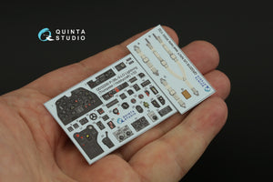 Quinta Studio QD32200 P-38L-5-LO Lightning 3D-Printed &amp;amp; coloured Interior on decal paper (Trumpeter/Hobbycraft) 1/32 – Bild 8