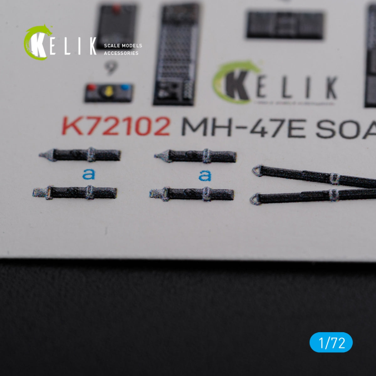 KELIK K72102 MH-47E interior 3D decals for Italeri kit 1/72 – Bild 6