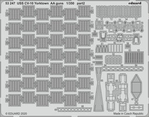 Eduard 53247 USS CV-10 Yorktown AA guns 1/350 TRUMPETER – zdjęcie 2