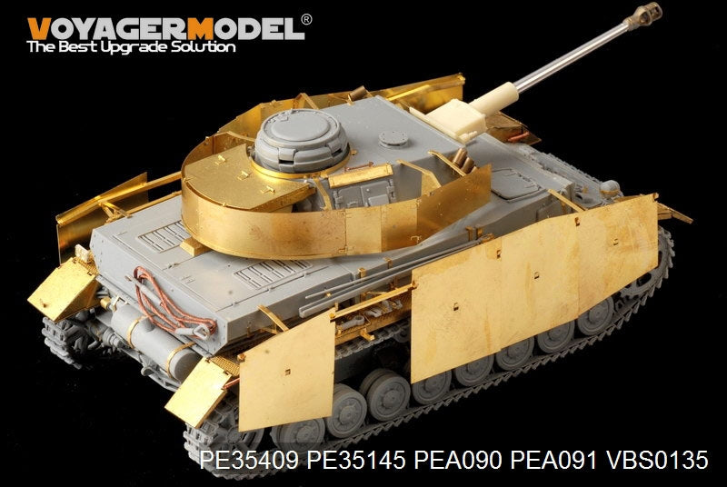 Maquette Voyager PE35409, char allemand Pz.Kpfw.IV Ausf.G de base avec lance-fumigènes, pour DRAGON au 1/35 – image 3