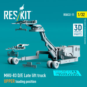 RESKIT RSK32-0011 MHU-83 D/E Late lift truck UPPER loading position (3D Printed model kit) 1/32 – immagine 3