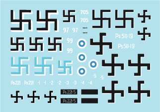 Star Decals 35-C1042 Finnish Tanks in WW2 # 6 1/35 – immagine 3