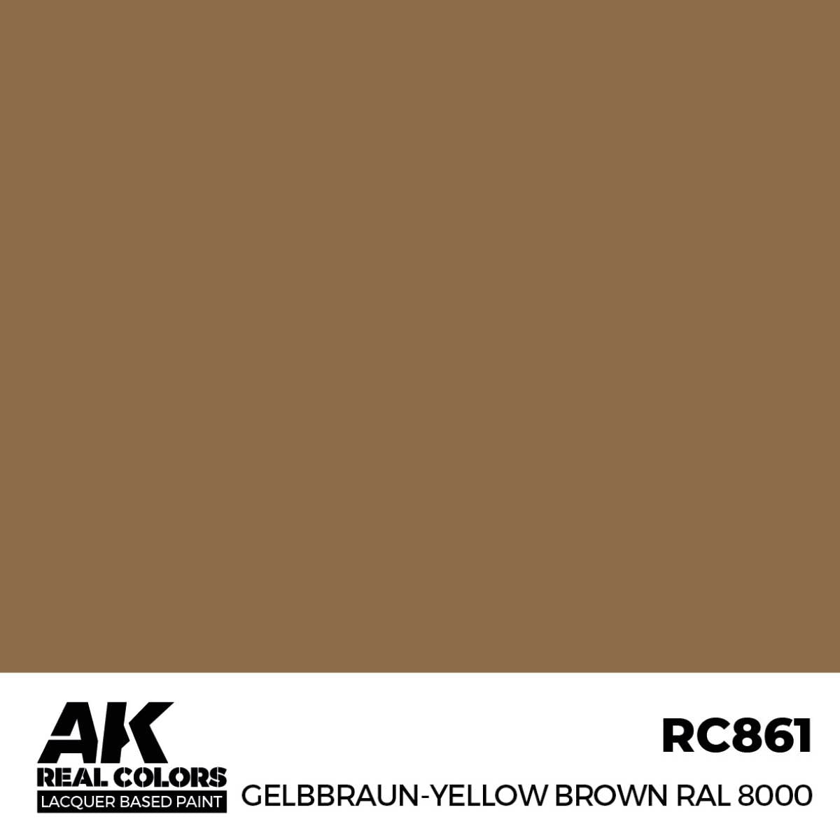 AK Interactive RC861 Gelbbraun-Yellow Brown RAL 8000 17 ml
