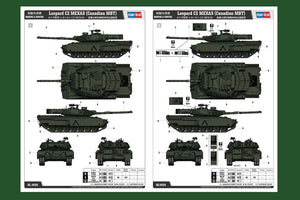 Hobby Boss 84504 Leopard C2 MEXAS (Canadian MBT) 1/35 – immagine 3