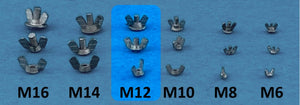 Point of no Return 1623004 Nakrętki motylkowe M12 / M12 wing nuts 1/16 – Bild 2