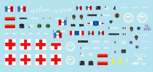 Star Decals 72-A1101 ISAF-Afghanistan n° 2. Casques bleus français. Renault VAB, VAB Sanitaire, Panhard VBL. Échelle 1/72. – image 3