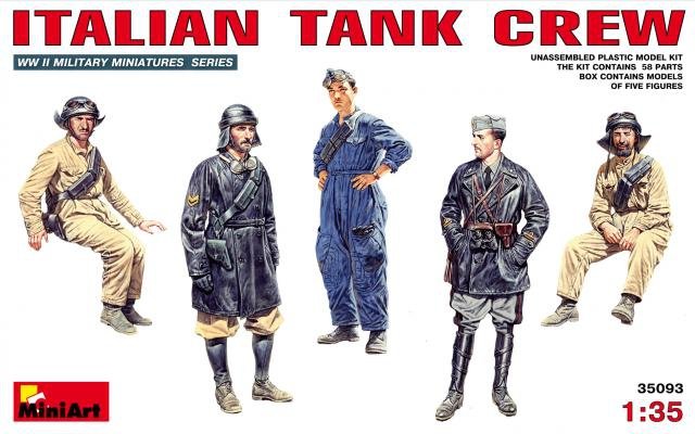 MiniArt 35093 ITALIAN TANK CREW 1/35