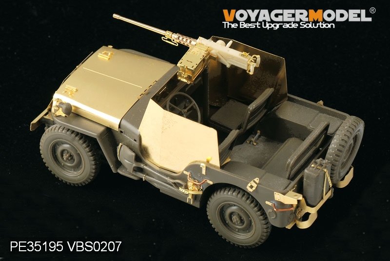Voyager Model PE35195 WWII U.S. Jeep Willys MB w/Add Amour for TAMIYA 35219 1/35 – imagen 7