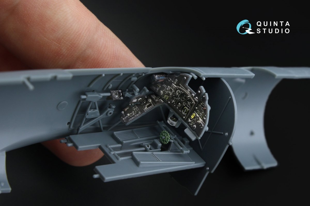 Quinta Studio QD48190 Tempest Mk.II 3D-Printed &amp;amp; coloured Interior on decal paper (Eduard) 1/48 – imagen 2