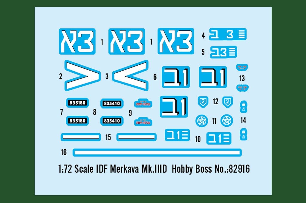 Hobby Boss 82916 IDF Merkava Mk.IIID 1/72 – image 2