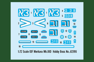 Hobby Boss 82916 IDF Merkava Mk.IIID 1/72 – image 2