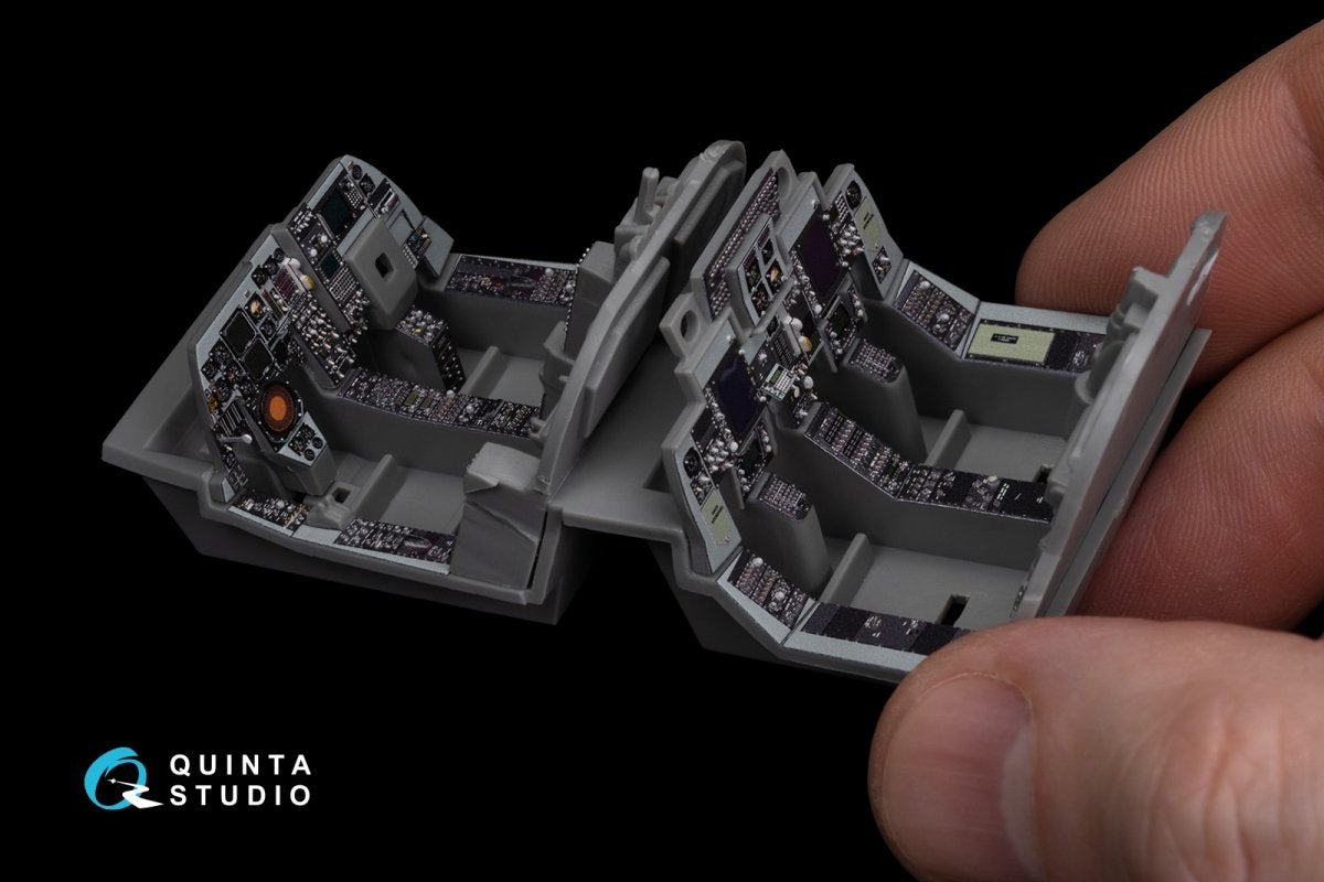 Quinta Studio QDS-48270 EA-6B Prowler (ICAP II) 3D-Printed &amp;amp; coloured Interior on decal paper (Kinetic) (Small version) 1/48 – immagine 9