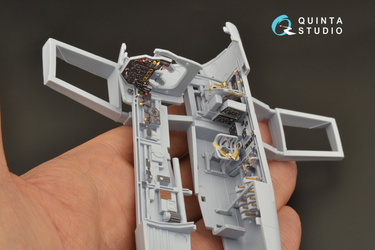 Quinta Studio QD48208 Ju 87B-1/B-2/R-2 3D-Printed &amp;amp; coloured Interior on decal paper ( Airfix ) 1/48 – immagine 7