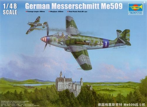 Trumpeter 02849 Messerschmitt Me 509 1/48