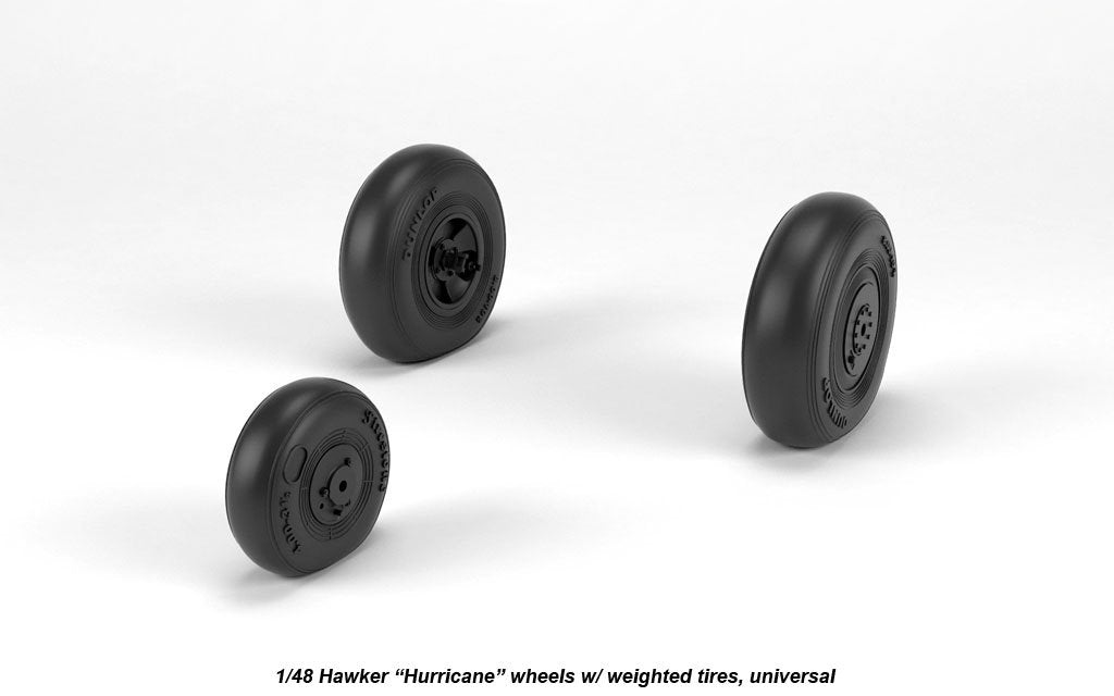 Armory Models AW48414 Hawker Hurricane wheels w/ weighted tires 1/48