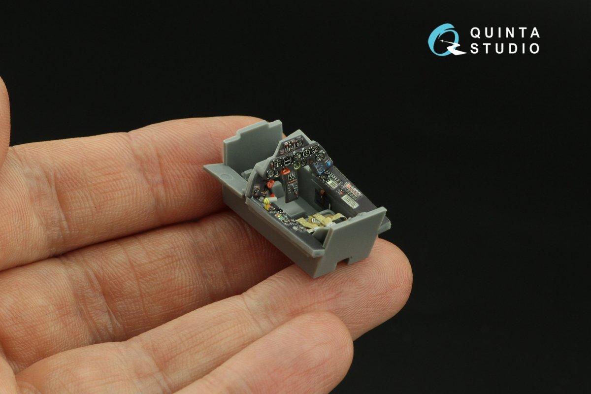 Quinta Studio QD48269 Fw 190A-8 3D-Printed &amp;amp; coloured Interior on decal paper (Tamiya) 1/48 – immagine 8