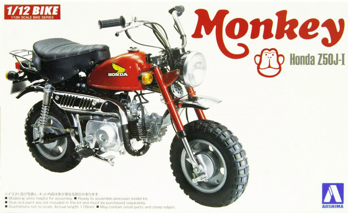 Aoshima 06434 HONDA Z50J-1 MONKEY 78 1/12 – zdjęcie 2