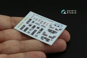 Quinta Studio QD48210 F-5F-2 3D-Printed &amp;amp; coloured Interior on decal paper (AFV club) 1/48 – immagine 3