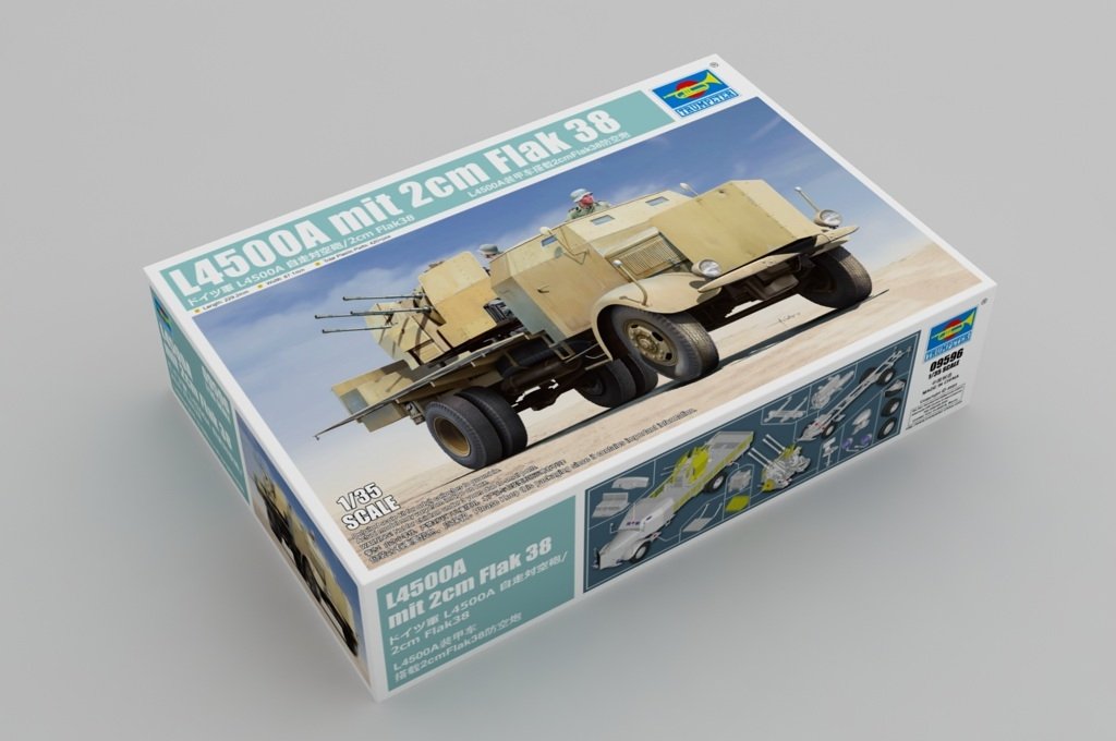 Trumpeter 09596 L4500A mit 2cm Flak 38 1/35 – zdjęcie 2