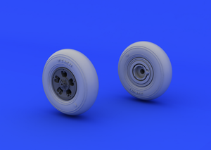 Eduard 648119 Spitfire wheels - 5 spoke, smooth tire 1/48 (EDUARD) – immagine 2