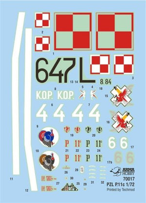 Arma Hobby 70017 PZL P.11c Kresy 1/72 – immagine 10