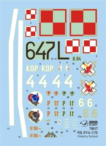 Arma Hobby 70017 PZL P.11c Kresy 1/72 – immagine 10