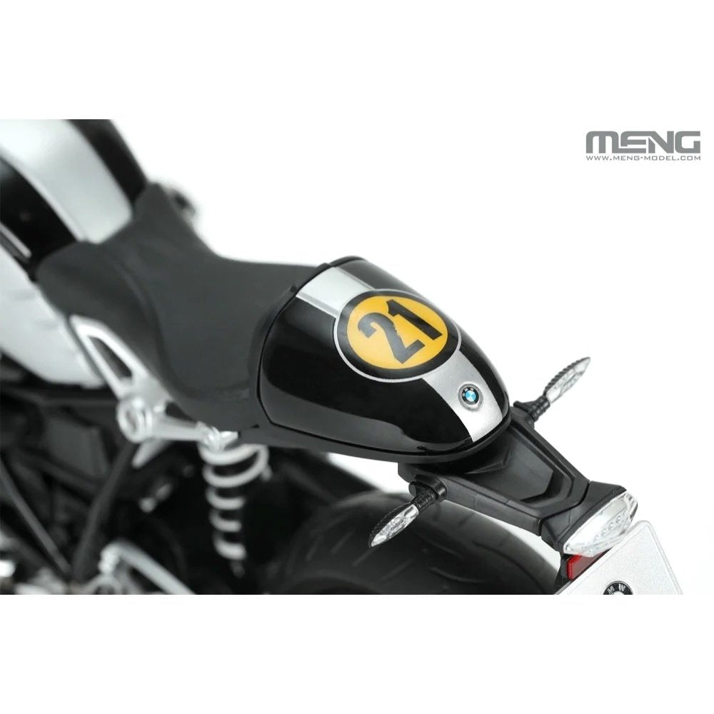 Meng Model MT-003u BMW R nineT Option 719 Black Storm Metallic Vintage Édition Pré-colorée 1/9  – image 5