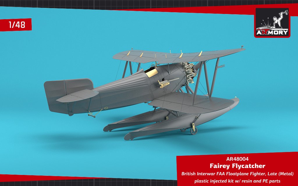 Armory Models 48004 Fairey Flycatcher British Interwar FAA Floatplane Fighter, Late (Metal) 1/48 – imagen 18