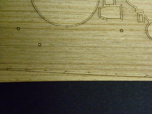 Pontos 35001WD1 IJN Yamato Coffret de pont en bois 1945 (1/350) – image 2