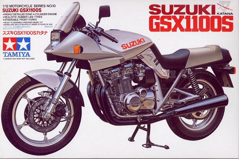 Tamiya 14010 Suzuki GSX1100S Katana Kit - CF410 1/12