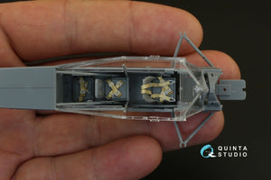 Quinta Studio QD48078 Fi-156 3D-Printed &amp;amp; coloured Interior on decal paper (for Tamiya kit) 1/48 – immagine 7