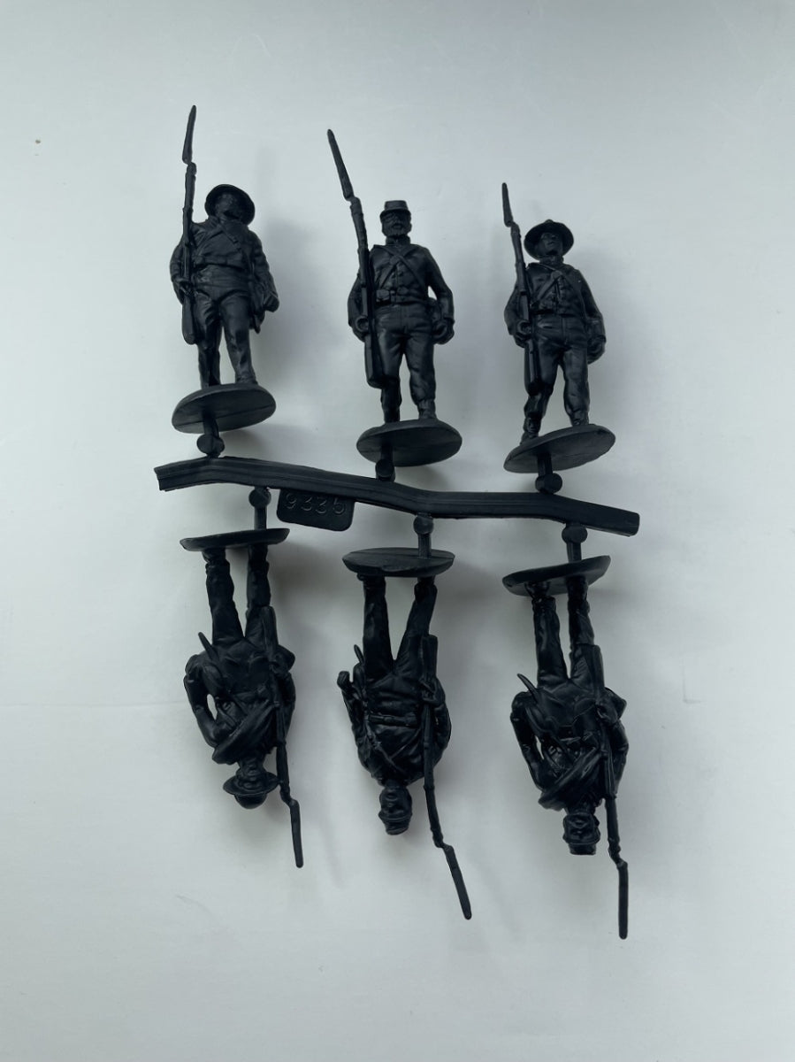 Hat 9337 Confederate Infantry Marching Set 2 - 18 figures (American Civil War 1861-1865) 1/32