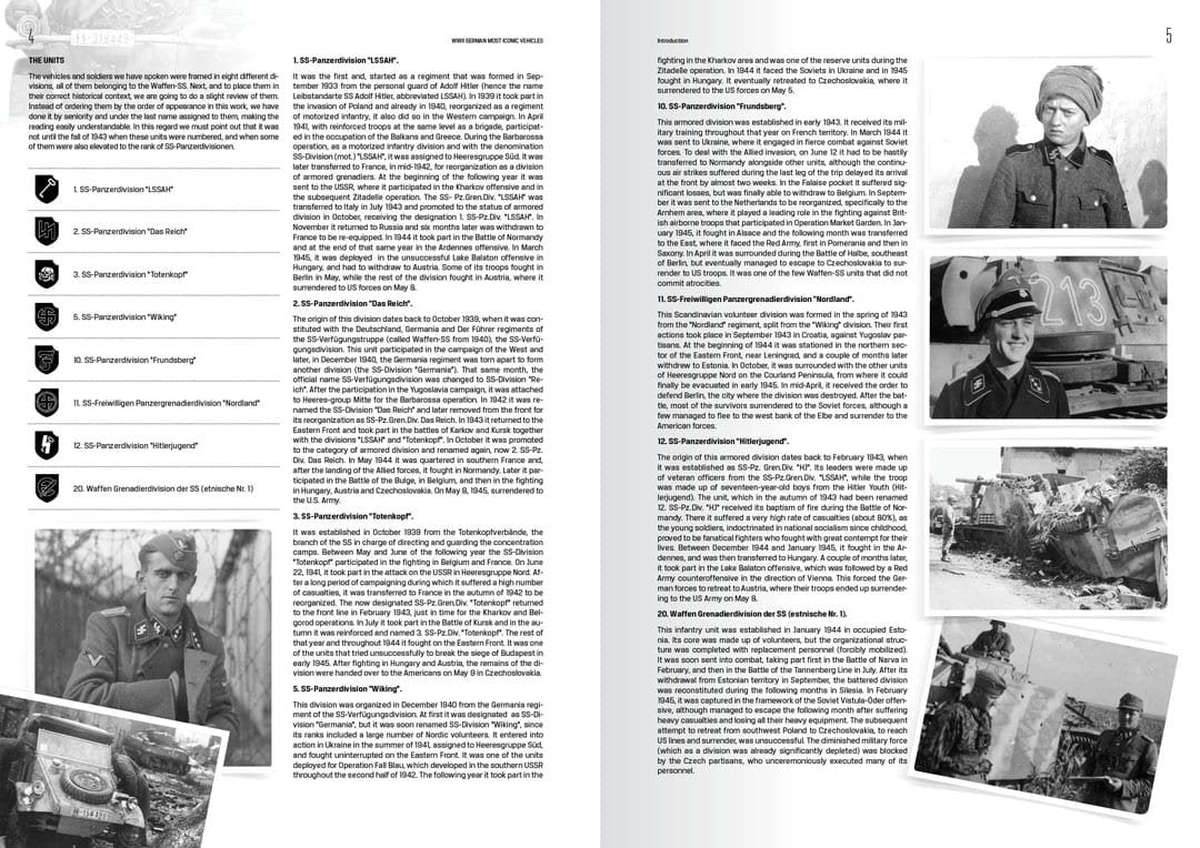 AK Interactive 514 WWII GERMAN MOST ICONIC SS VEHICLES. VOLUME 1 – image 4