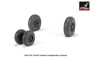 Armory Models AW48327 Roues de type tardif F-14D Tomcat avec pneus lestés 1/48  – image 3