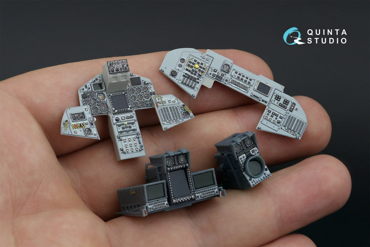 Quinta Studio QDS+32228 Tornado Gr.4 3D-Printed &amp;amp; coloured Interior on decal paper (Italeri) (Small version) (with 3D-printed resin parts) 1/32 – immagine 12
