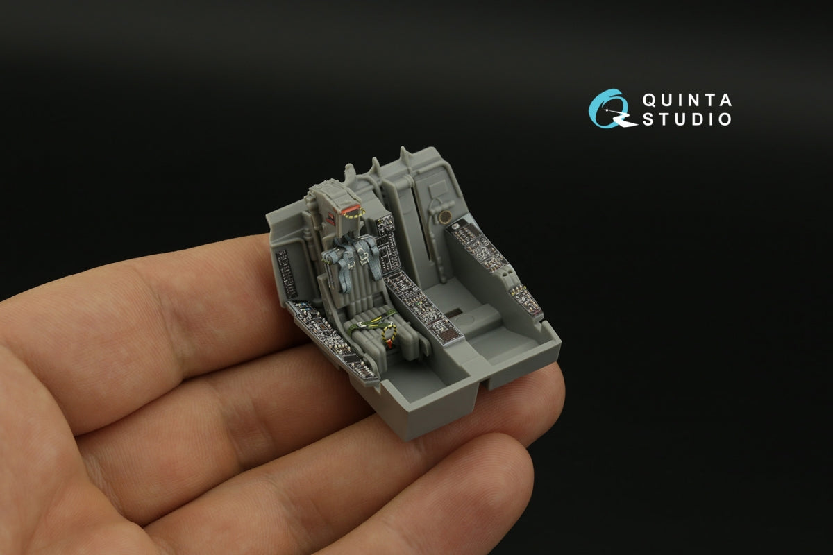 Intérieur imprimé en 3D et coloré sur papier décalcomanie Quinta Studio QD48394 A-6E TRAM (Kinetic) 1/48  – image 13